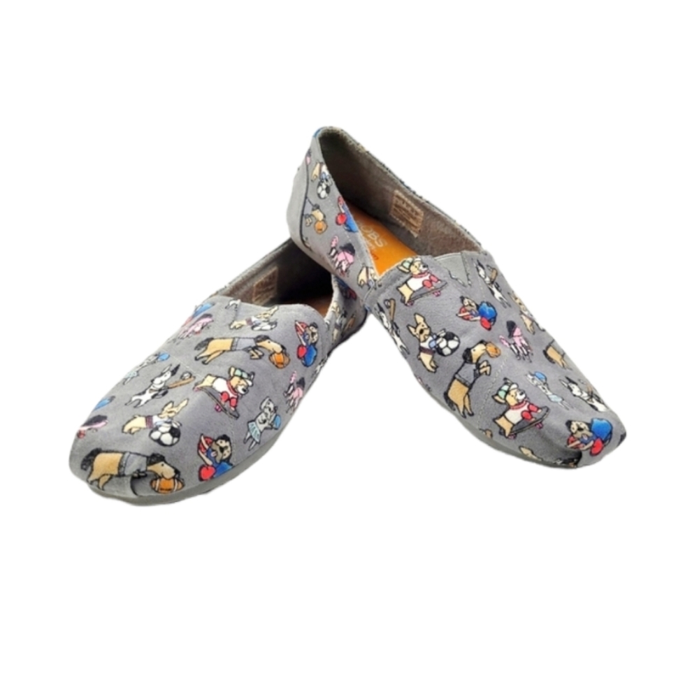 Bobs For Dogs Skecher Go Fetch Dog Slip On Shoe Sneaker Grey Size 11